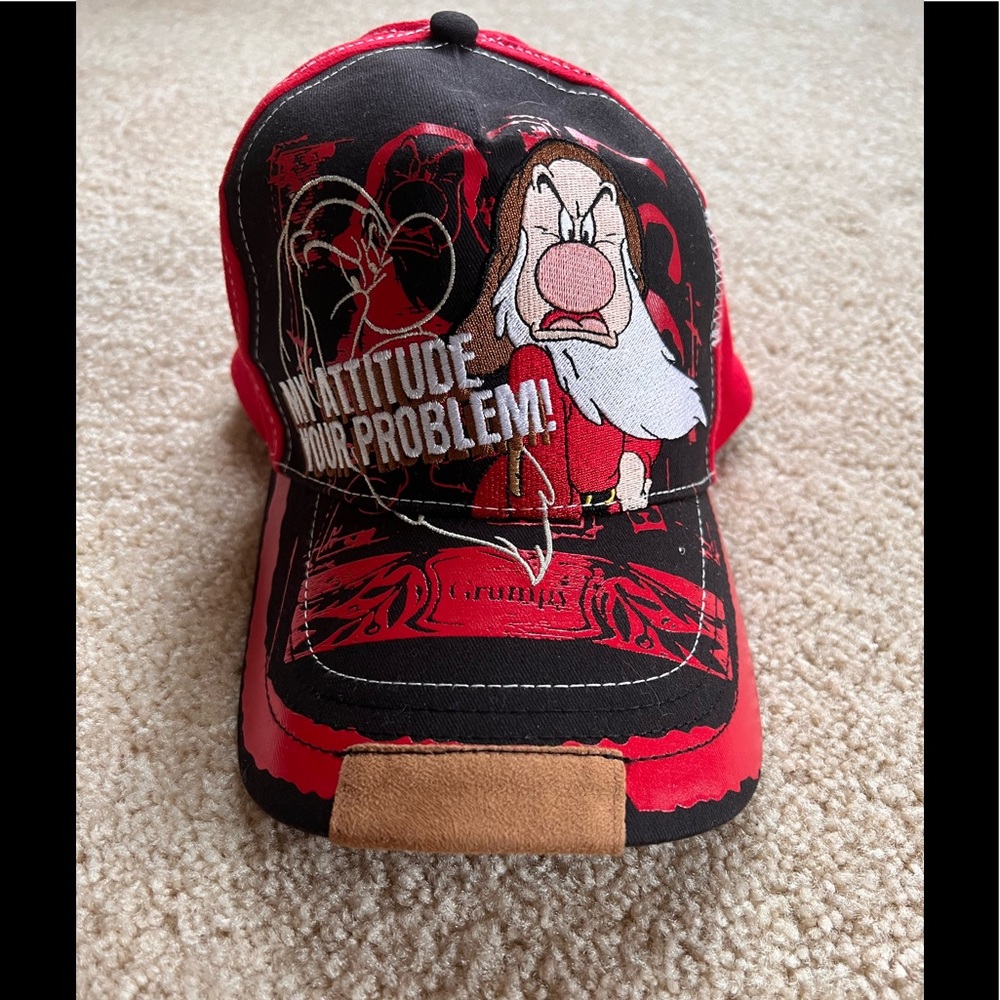 Disney Red Grumpy Hat - image 1